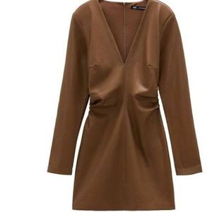 Zara leather dress